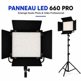 Panneau LED 660 PRO – Éclairage Professionnel pour Photo, Vidéo et Streaming